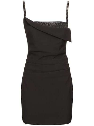 Roland Mouret - 装饰绉纱迷你连衣裙