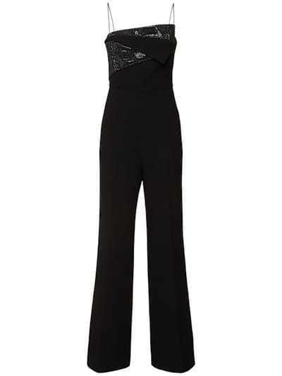 Roland Mouret - 钻石内嵌厚重卡迪连身裤
