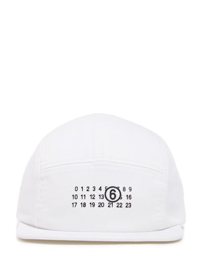 MM6 Maison Margiela - 印花棉质帆布棒球帽