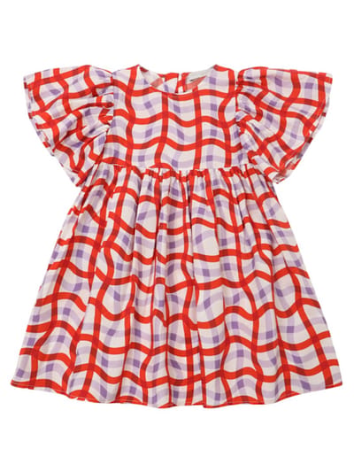 Stella McCartney Kids - 梭织混棉连衣裙