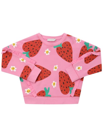 Stella McCartney Kids - 印花棉质圆领卫衣