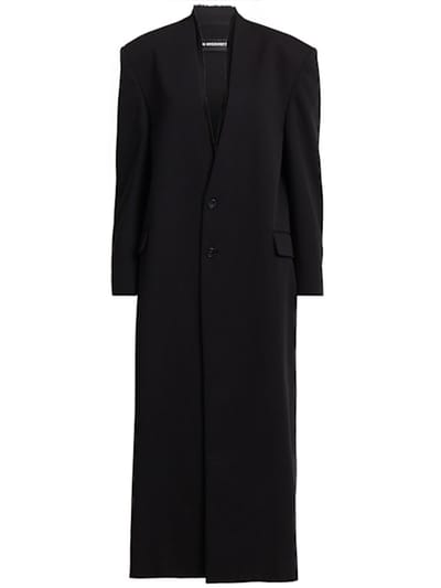 Ann Demeulemeester - 单排扣披肩领外套