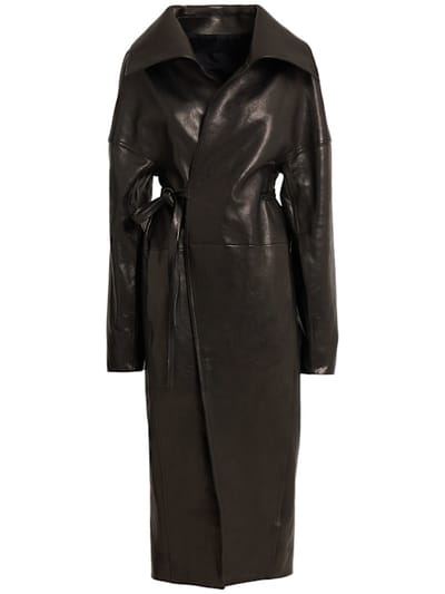 Rick Owens - 带腰带的长外套