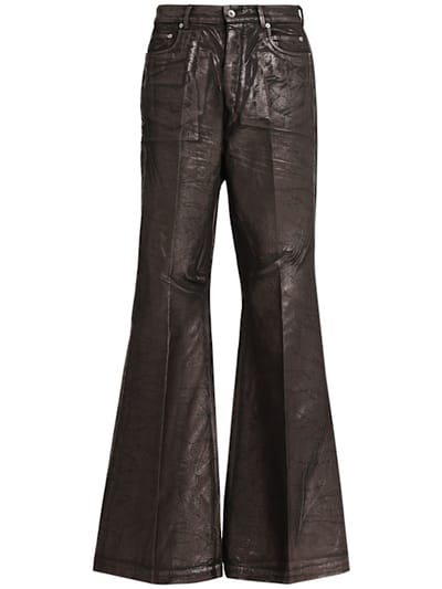 Rick Owens - 高腰喇叭牛仔裤