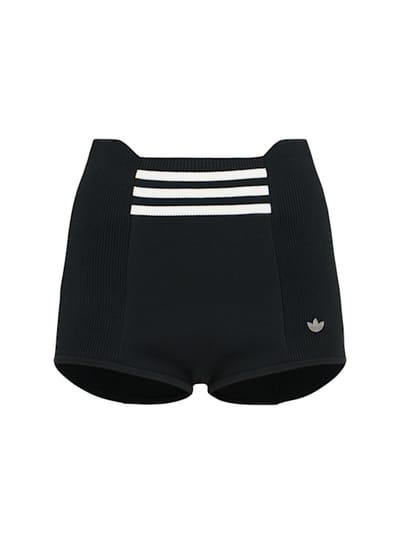 adidas Originals - 高腰条纹短裤