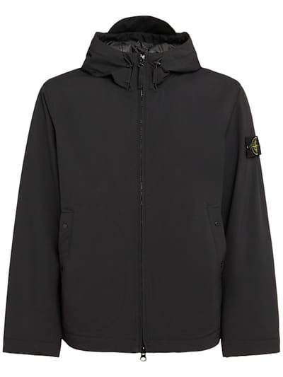 Stone Island - 带拉链的连帽夹克