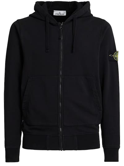 Stone Island - 带拉链的帽衫
