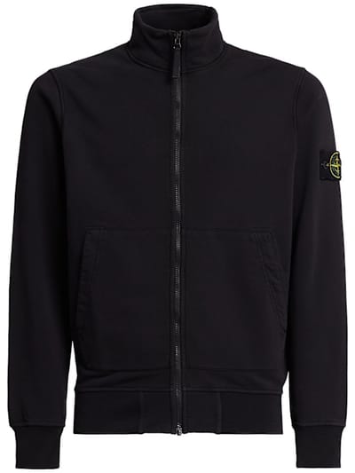 Stone Island - 带拉链和高领的背心