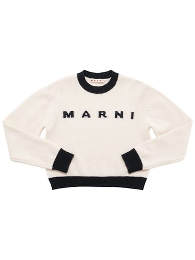 Marni Junior - 羊毛和羊绒针织毛衣