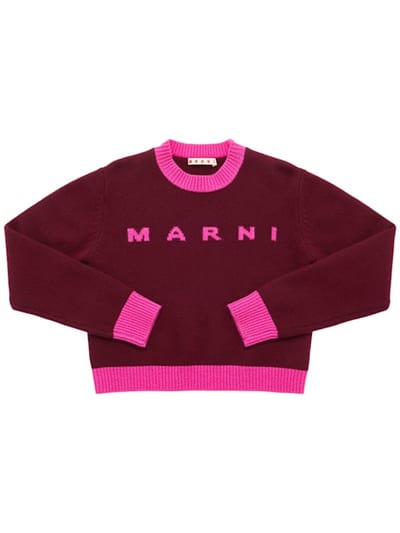 Marni Junior - 羊毛和现金羊毛针织毛衣