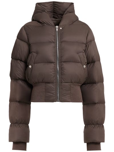 Rick Owens - 短款带帽羽绒夹克