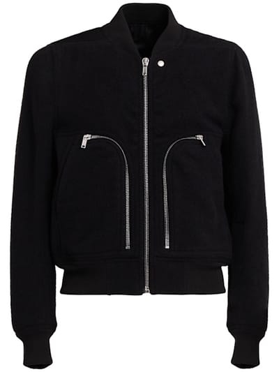Rick Owens - Bomber jacket with front zip