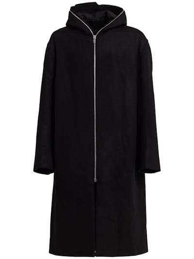Rick Owens - 吉姆连帽羊毛长外套