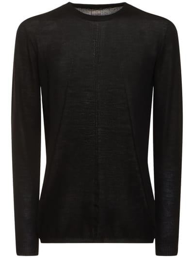 Rick Owens - 长袖圆领毛衣