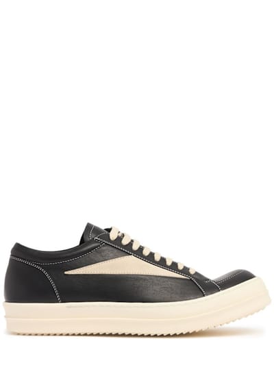 Rick Owens - 低帮运动鞋，带有重叠细节