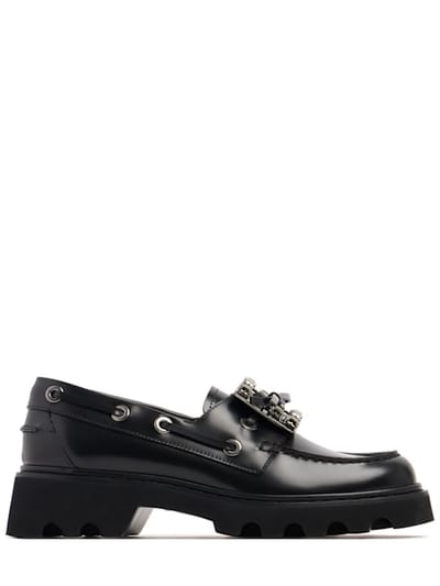 Roger Vivier - 带扣和厚底的乐福鞋