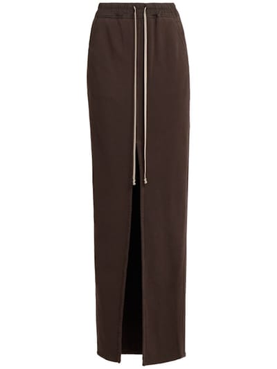 Rick Owens DRKSHDW - 弹性腰带长裙