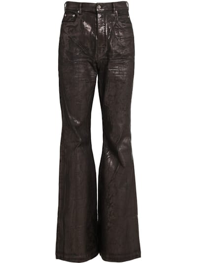 Rick Owens DRKSHDW - 高腰喇叭牛仔裤