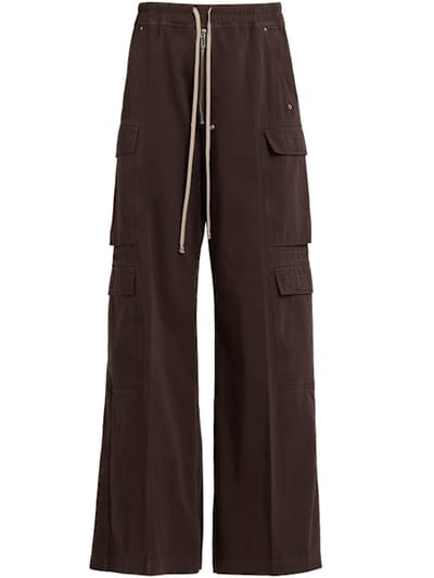 Rick Owens DRKSHDW - 宽腿抽绳裤