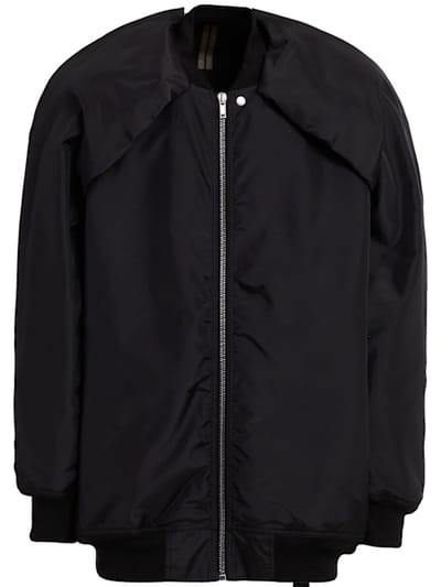 Rick Owens DRKSHDW - 带有结构领的飞行员夹克