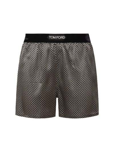 Tom Ford - Shorts with elastic waist and print