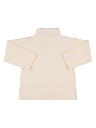 Babe & Tess - Cotton blend knit cardigan