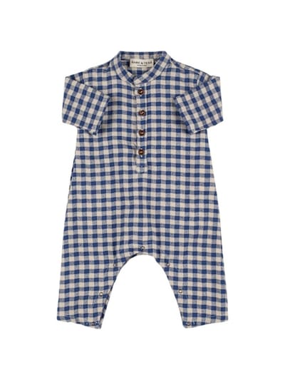 Babe & Tess - Printed cotton blend romper