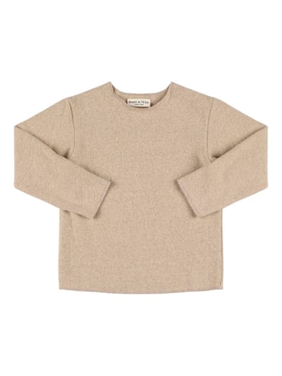 Babe & Tess - Cotton blend knit sweater