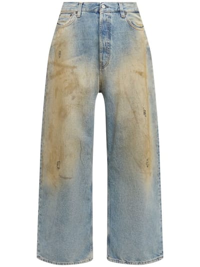 Acne Studios - 高腰宽腿牛仔裤