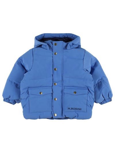 Mini Rodini - Hooded poly puffer jacket