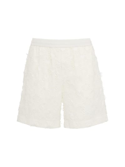 MSGM - 带刺绣细节的短裤