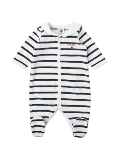 Petit Bateau - 印花棉连体衣