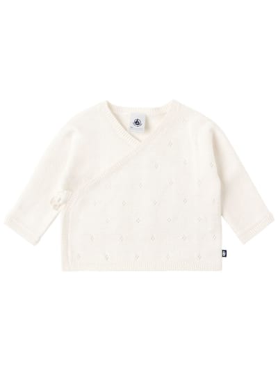 Petit Bateau - 棉混纺针织开衫