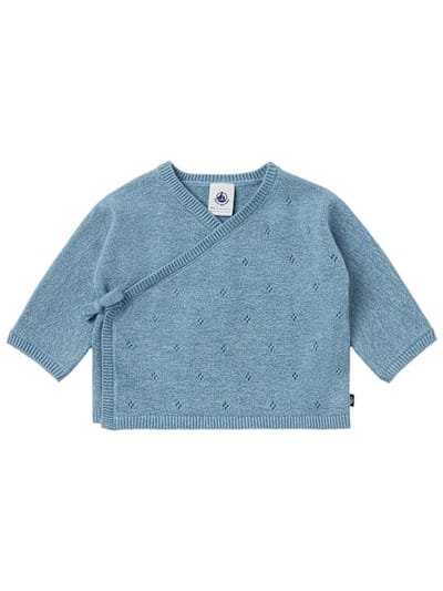 Petit Bateau - Cotton & wool knit cardigan