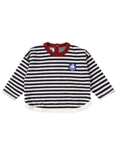 Petit Bateau - 印花棉长袖T恤