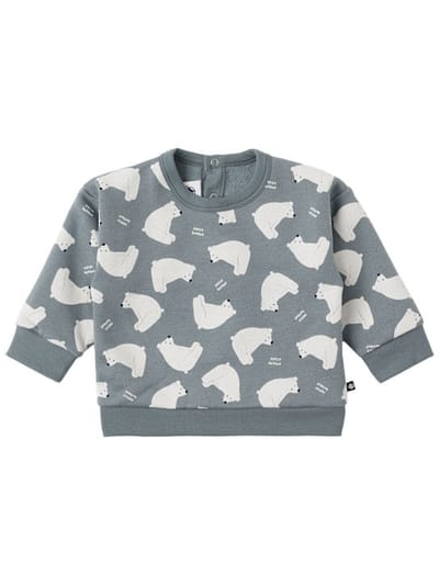Petit Bateau - Printed cotton crewneck sweatshirt