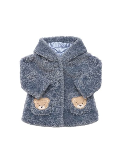 Monnalisa - Cappotto in teddy di poliestere