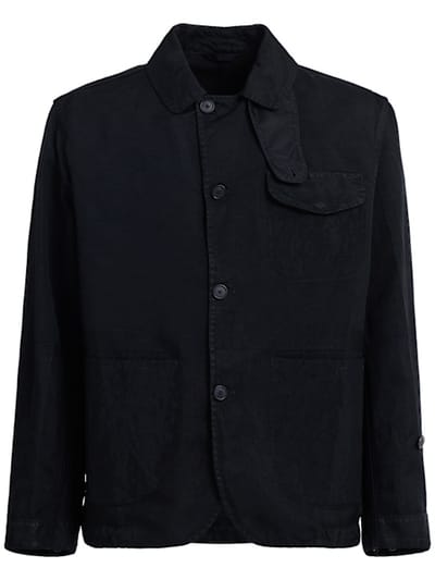MASSIMO OSTI STUDIO - Work jacket with collar