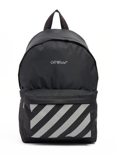 Off-White - 聚酯背包，带有标志