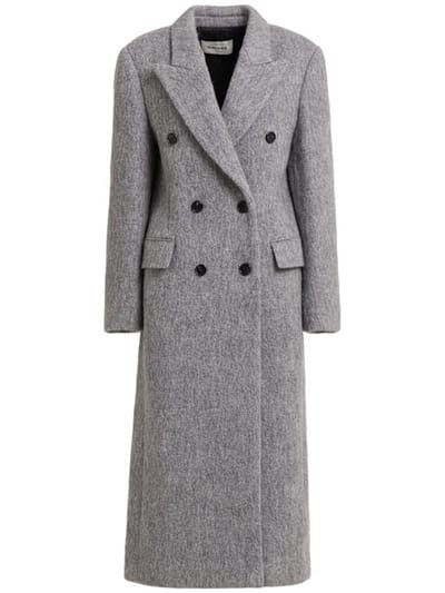 Tonywack - Double-breasted coat with pointed collar