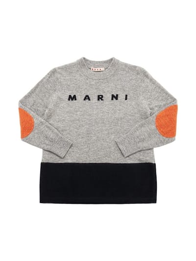 Marni Junior - 毛混纺针织衫