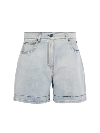 MSGM - 高腰短裤，带缝合细节