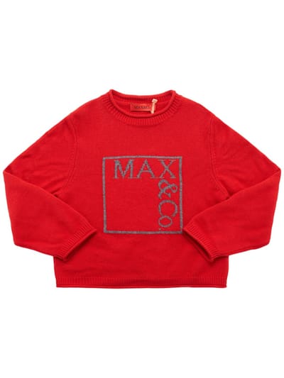 MAX&CO - 羊毛混纺针织毛衣