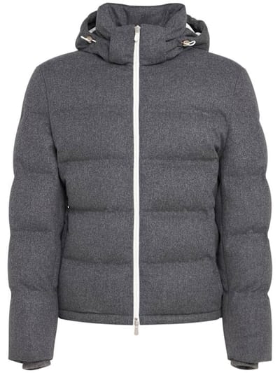 Brunello Cucinelli - 带帽短款羽绒服