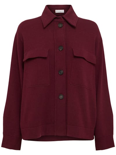Brunello Cucinelli - 带扣开合的开衫