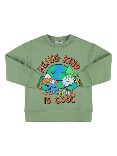 Stella McCartney Kids - 印花棉质卫衣