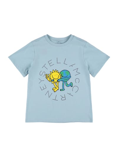 Stella McCartney Kids - 印花棉质平纹T恤