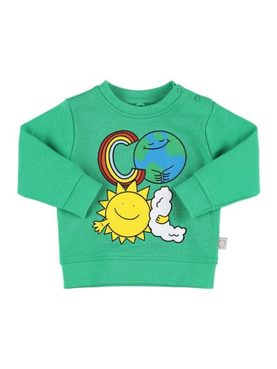 Stella McCartney Kids - 印花棉质卫衣