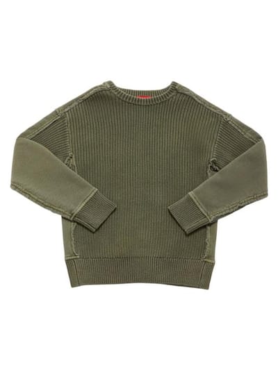 Diesel Kids - 棉质针织毛衣