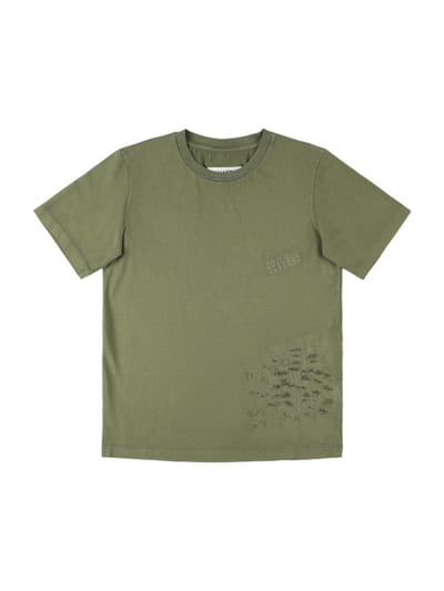 MM6 Maison Margiela - 印花logo棉质T恤